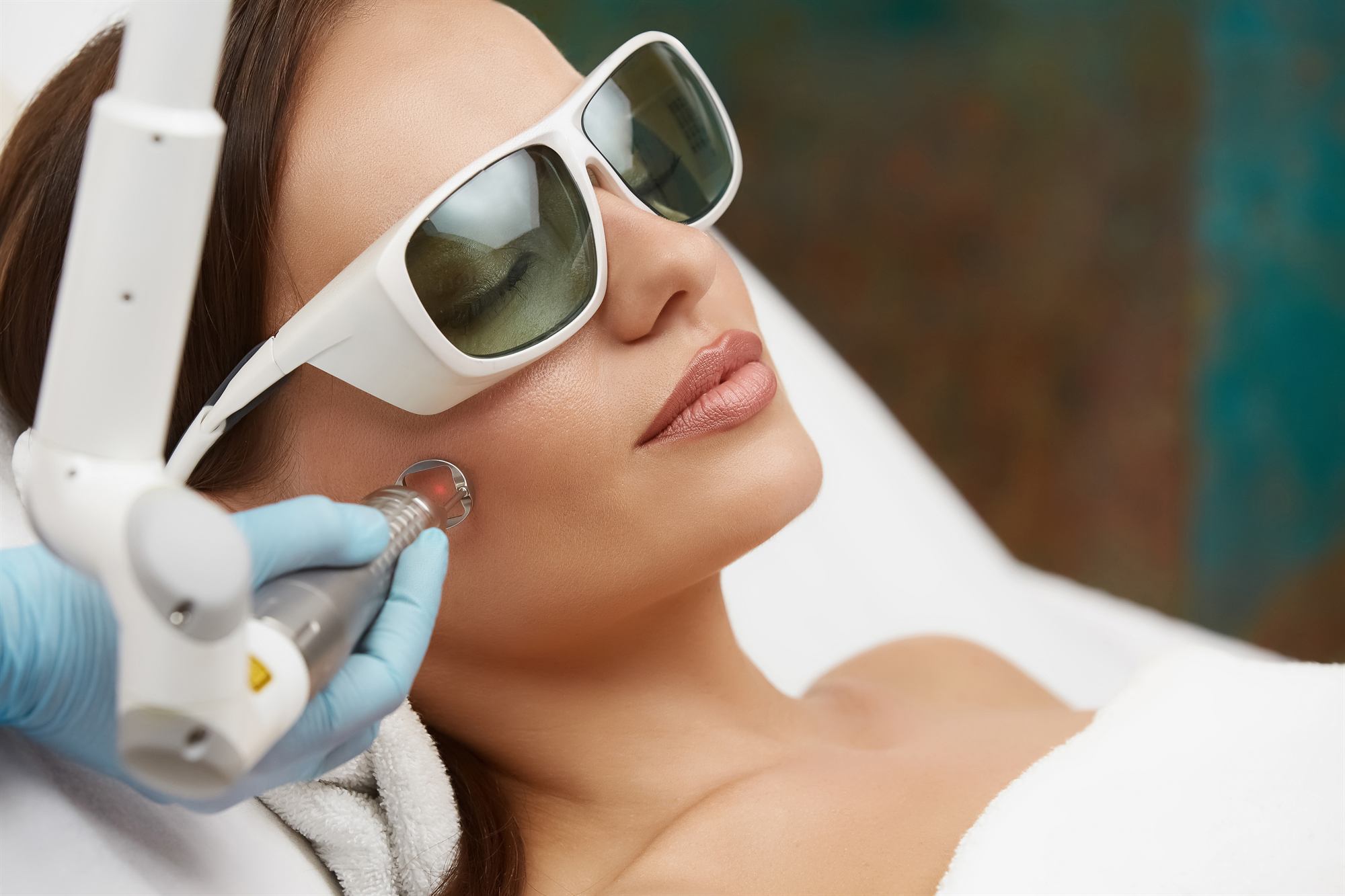Ästhetische Laserbehandlung